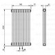 Arbonia Röhrenradiatoren 2200/8 V