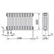 Zehnder Charleston 3060/26 №5510