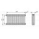 DeLonghi Multicolumn 3057/14 RAL9005M